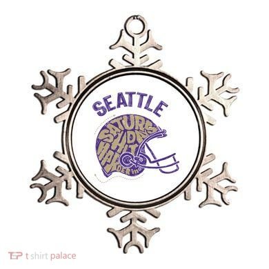 Saturdays Hit Harder In Seattle Football Ornament