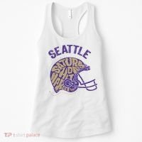 Saturdays Hit Harder In Seattle Football Women's Tank Top thumb 0