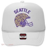 Saturdays Hit Harder In Seattle Football Hat thumb 0