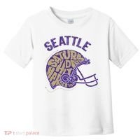 Saturdays Hit Harder In Seattle Football Toddler T-Shirt thumb 0