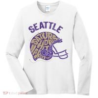 Saturdays Hit Harder In Seattle Football Women's Long Sleeve Shirt thumb 0