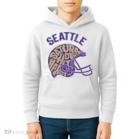 Saturdays Hit Harder In Seattle Football Kids Hoodie thumb 4