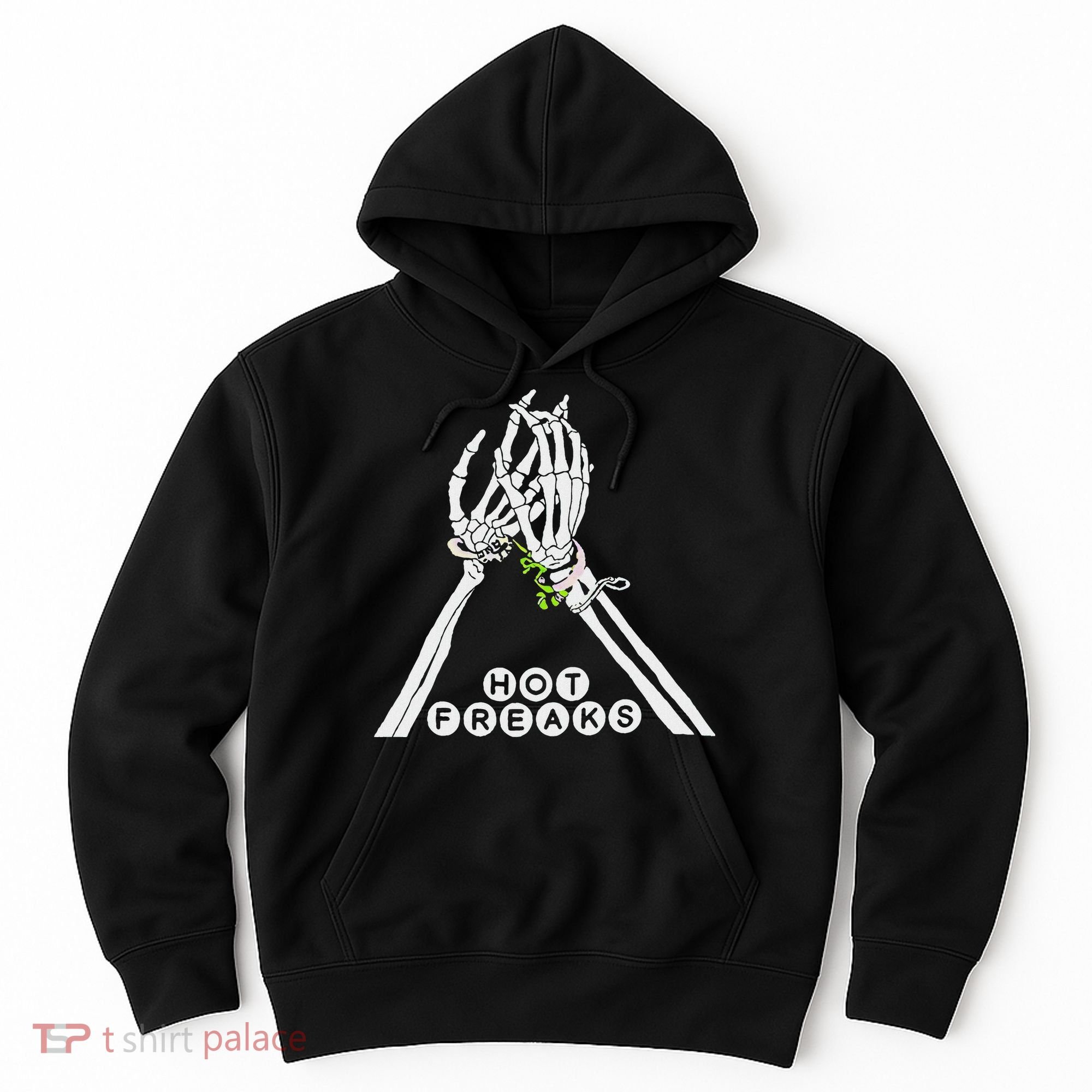 Skull Hand Hot Freaks Sweaty Bones Hoodie