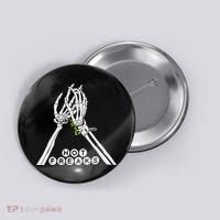 Skull Hand Hot Freaks Sweaty Bones Button thumb 0