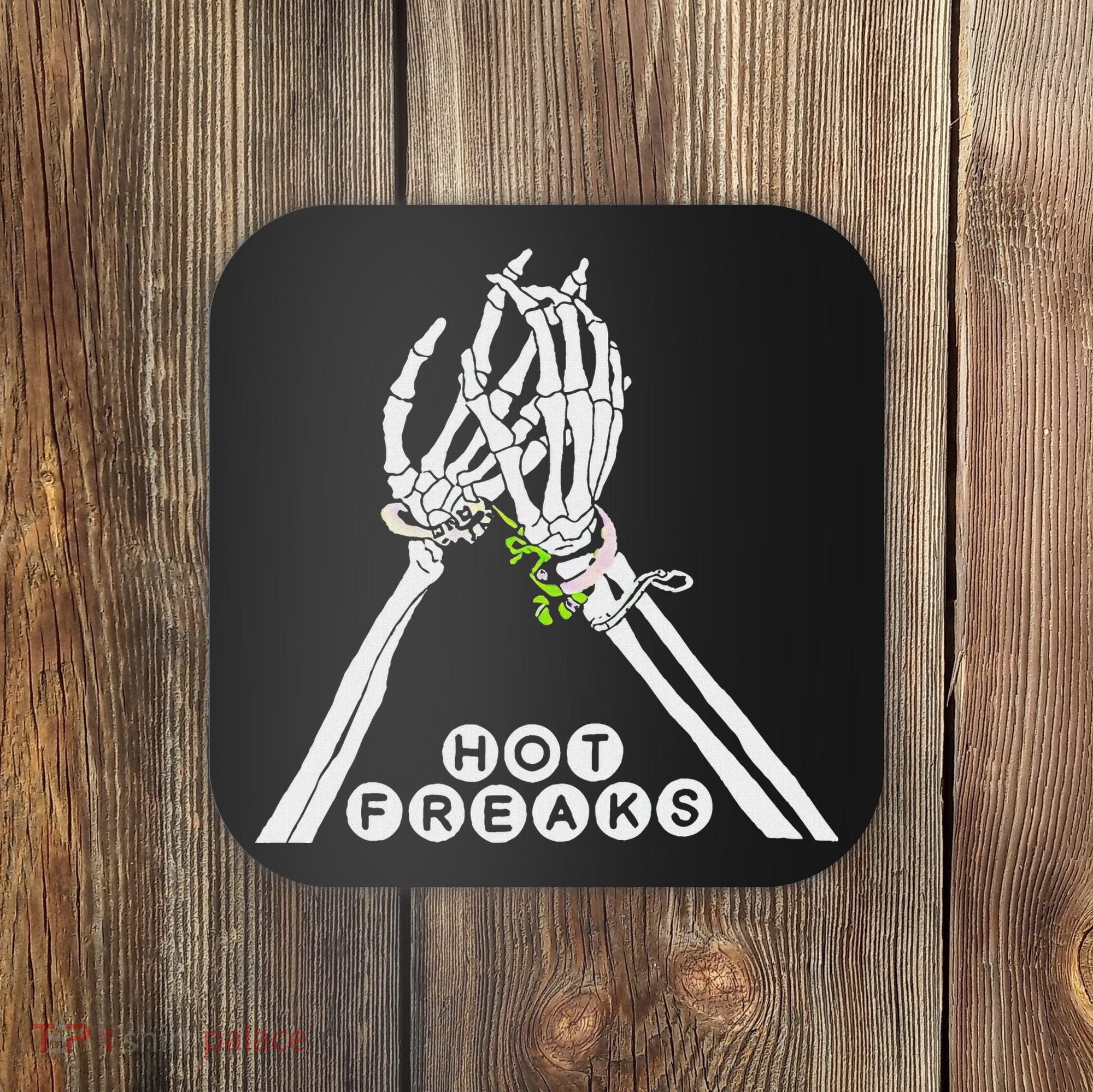 Skull Hand Hot Freaks Sweaty Bones Coaster