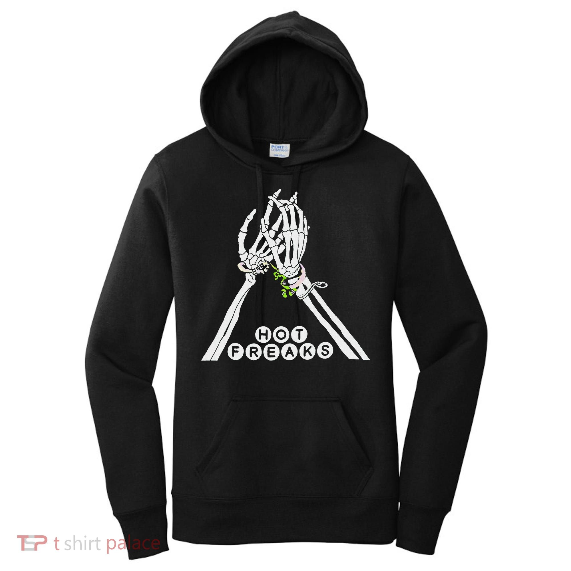 Skull Hand Hot Freaks Sweaty Bones Women's Hoodie