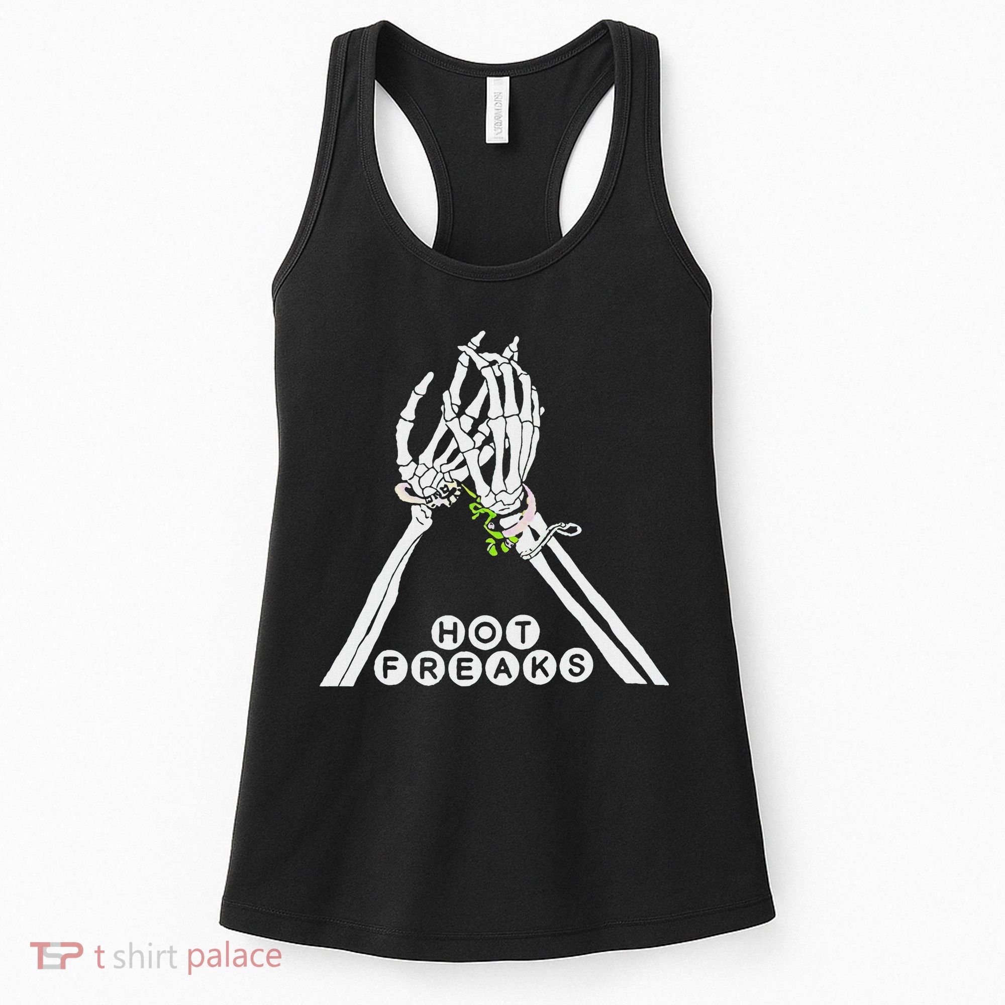 Skull Hand Hot Freaks Sweaty Bones Women's Tank Top