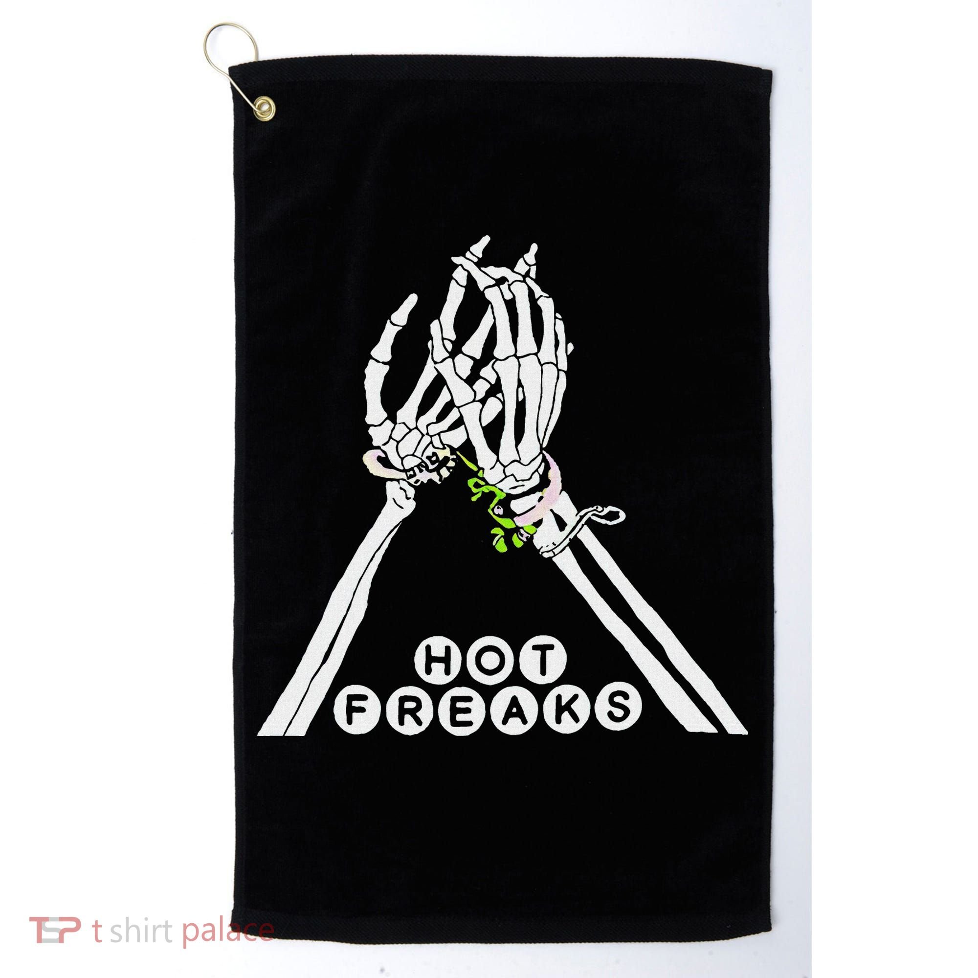 Skull Hand Hot Freaks Sweaty Bones Golf Towel