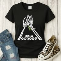 Skull Hand Hot Freaks Sweaty Bones Women's T-Shirt thumb 3