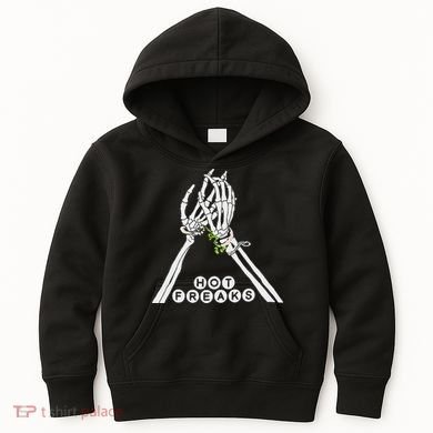 Skull Hand Hot Freaks Sweaty Bones Kids Hoodie