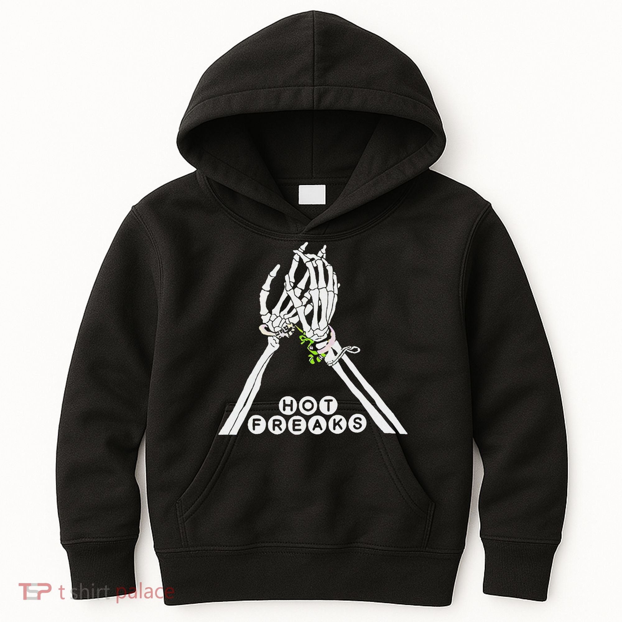 Skull Hand Hot Freaks Sweaty Bones Kids Hoodie