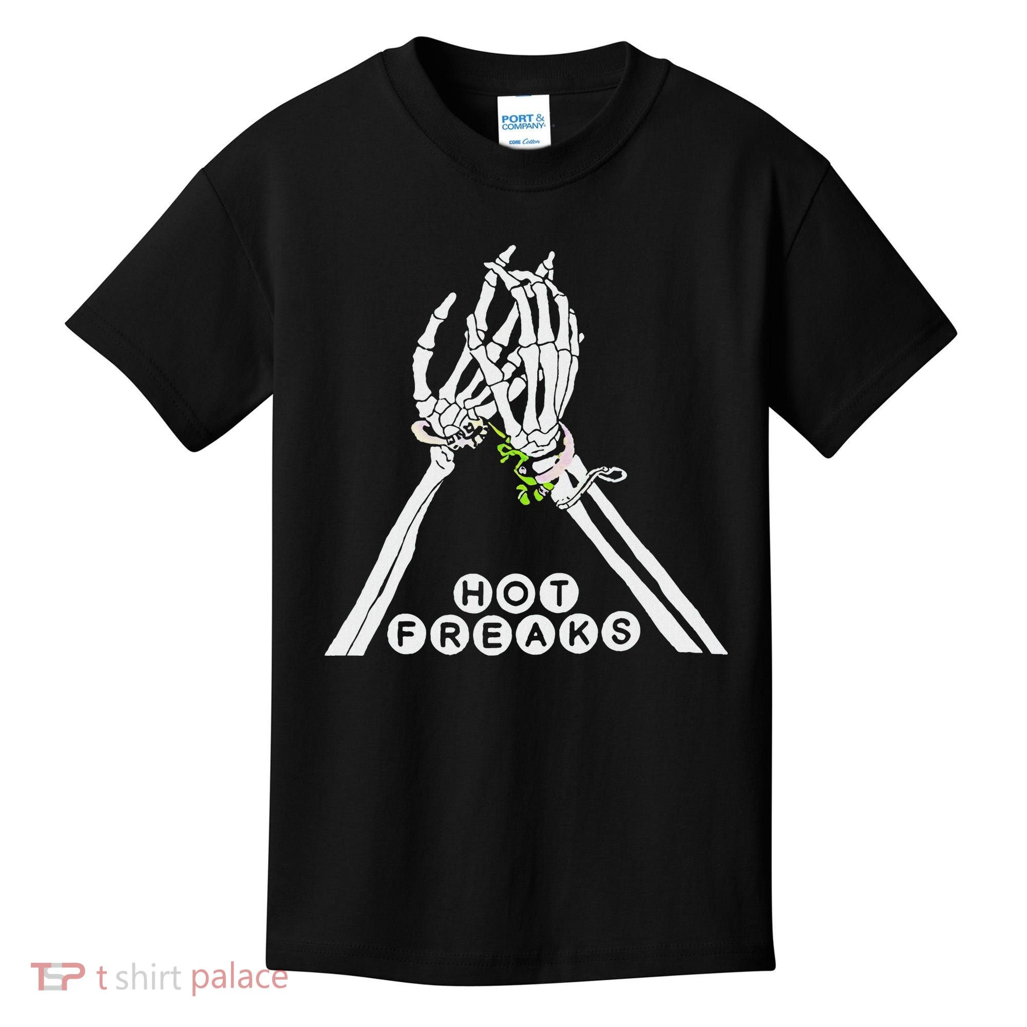 Skull Hand Hot Freaks Sweaty Bones Kids T-Shirt