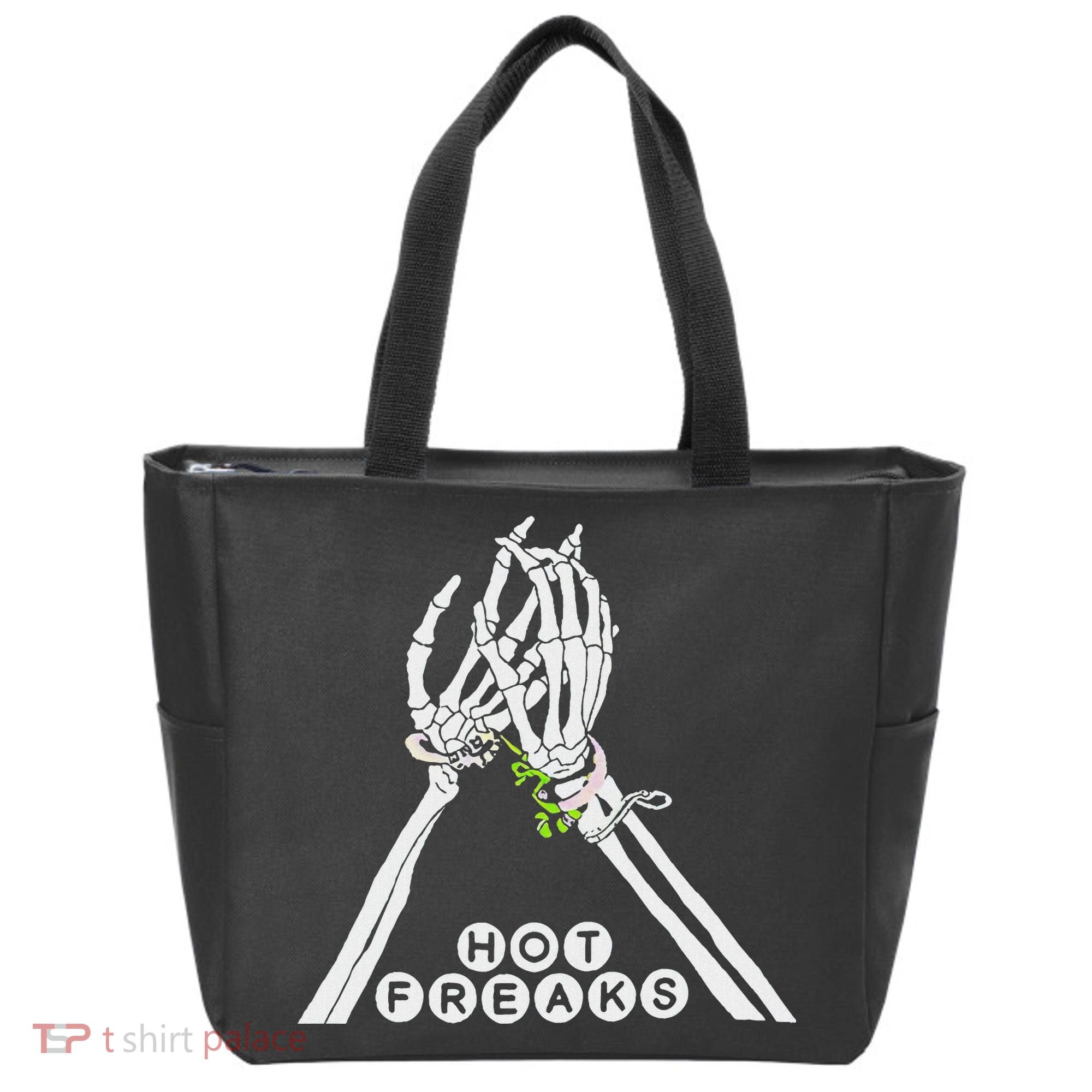 Skull Hand Hot Freaks Sweaty Bones Tote Bag