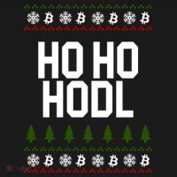 Santa Ho Ho Hodl Funny Crypto Ugly Christmas Apron thumb 3
