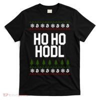 Santa Ho Ho Hodl Funny Crypto Ugly Christmas T-Shirt thumb 0