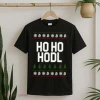 Santa Ho Ho Hodl Funny Crypto Ugly Christmas T-Shirt thumb 2