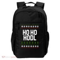 Santa Ho Ho Hodl Funny Crypto Ugly Christmas Backpack thumb 0