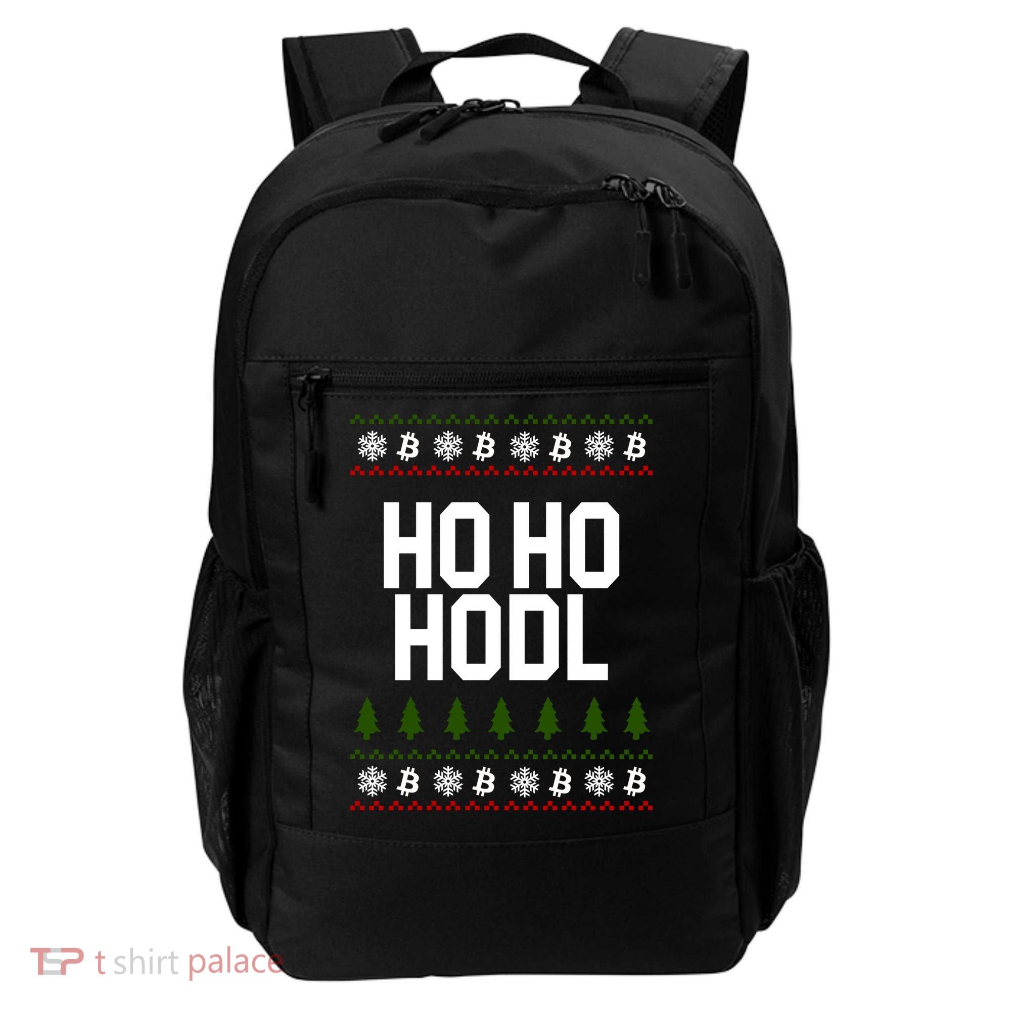 Santa Ho Ho Hodl Funny Crypto Ugly Christmas Backpack