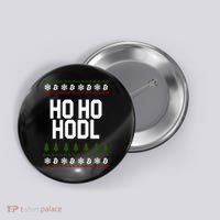 Santa Ho Ho Hodl Funny Crypto Ugly Christmas Button thumb 0