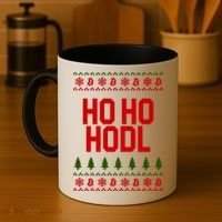 Santa Ho Ho Hodl Funny Crypto Ugly Christmas Coffee Mug thumb 4