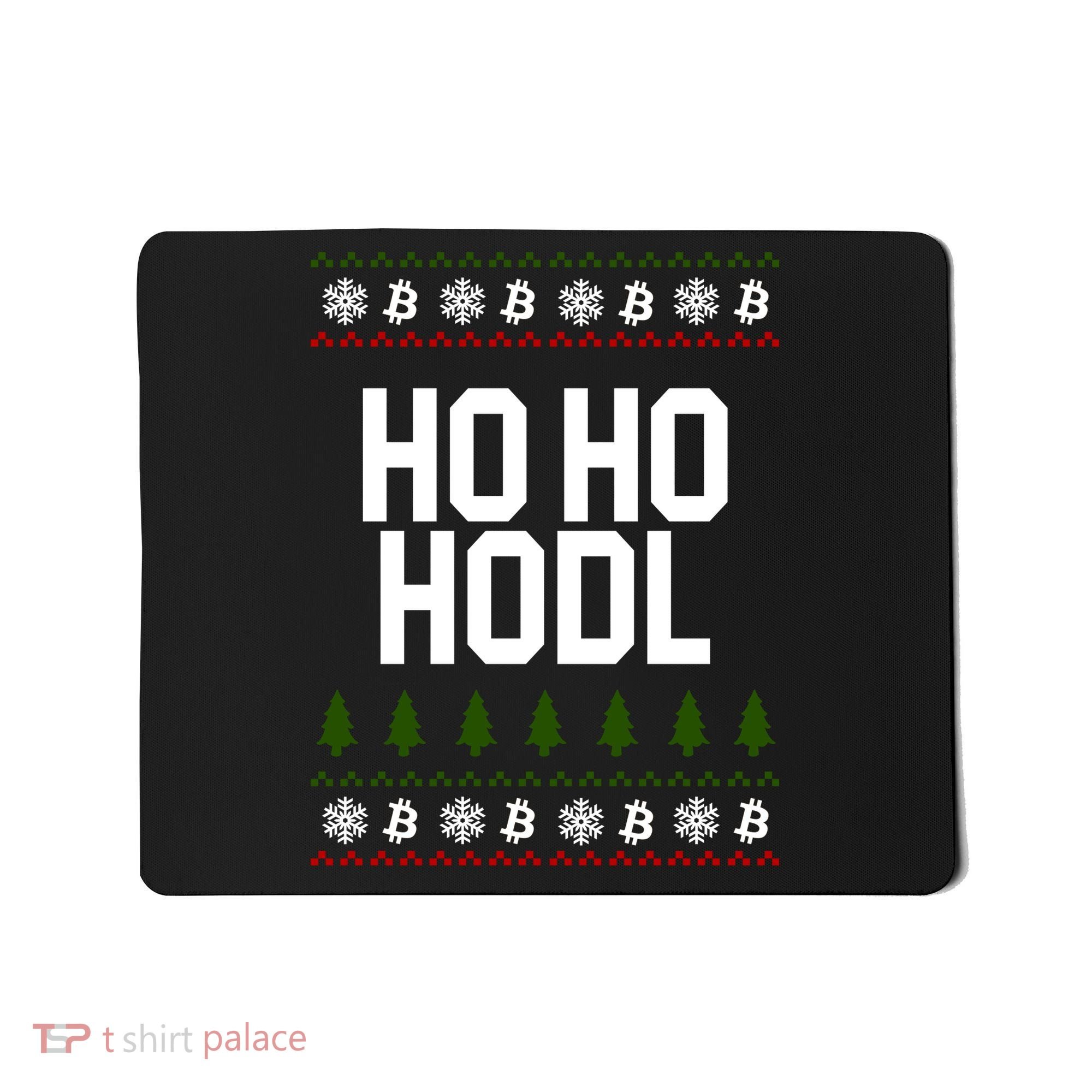 Santa Ho Ho Hodl Funny Crypto Ugly Christmas Mousepad