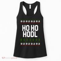 Santa Ho Ho Hodl Funny Crypto Ugly Christmas Women's Tank Top thumb 0