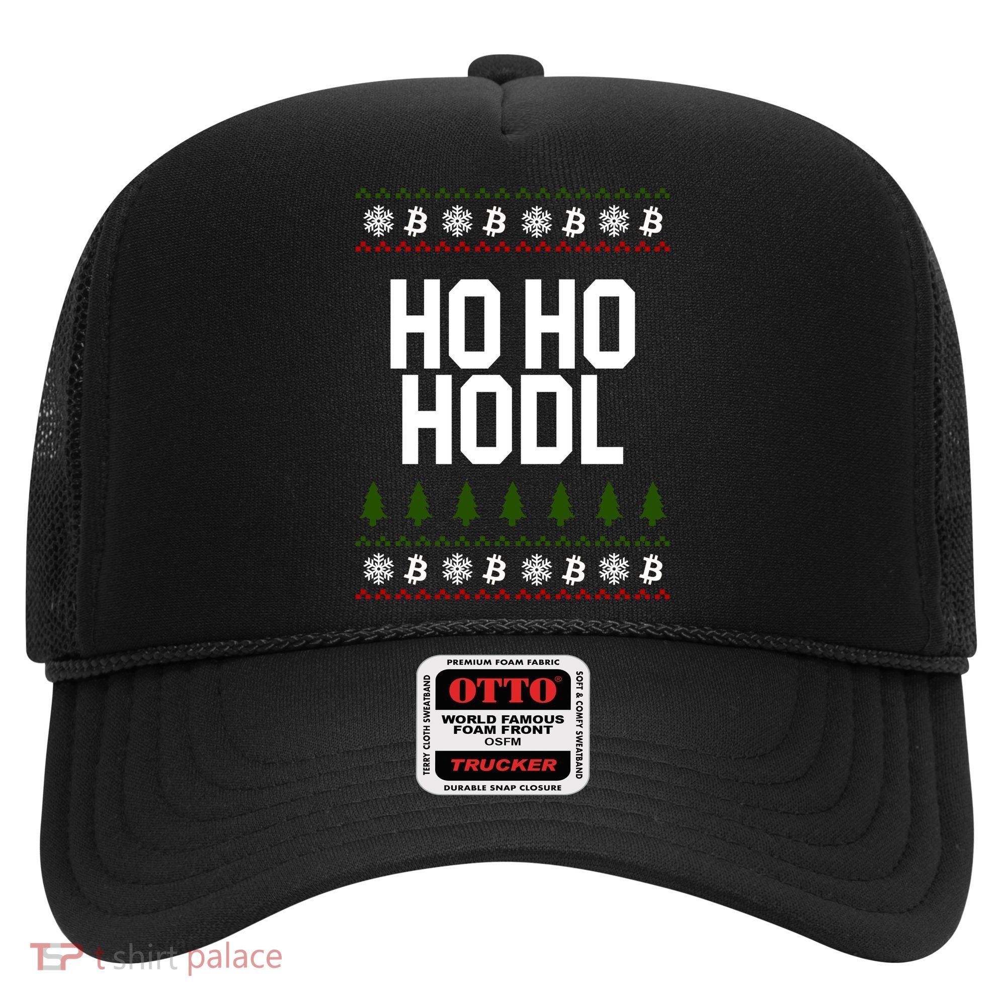Santa Ho Ho Hodl Funny Crypto Ugly Christmas Hat