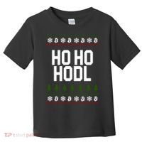 Santa Ho Ho Hodl Funny Crypto Ugly Christmas Toddler T-Shirt thumb 0