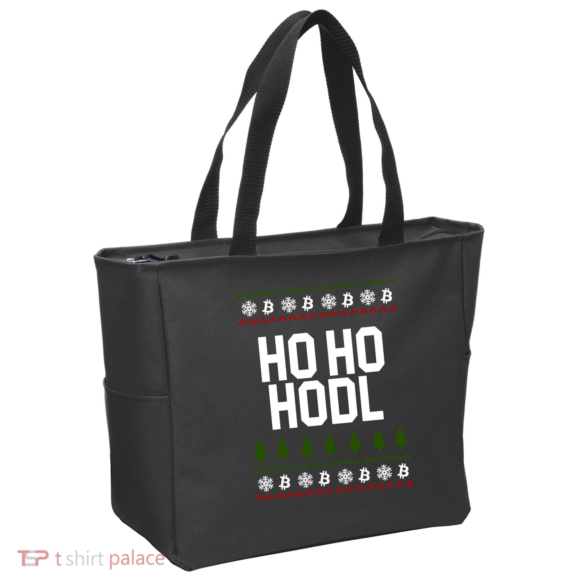 Santa Ho Ho Hodl Funny Crypto Ugly Christmas Tote Bag
