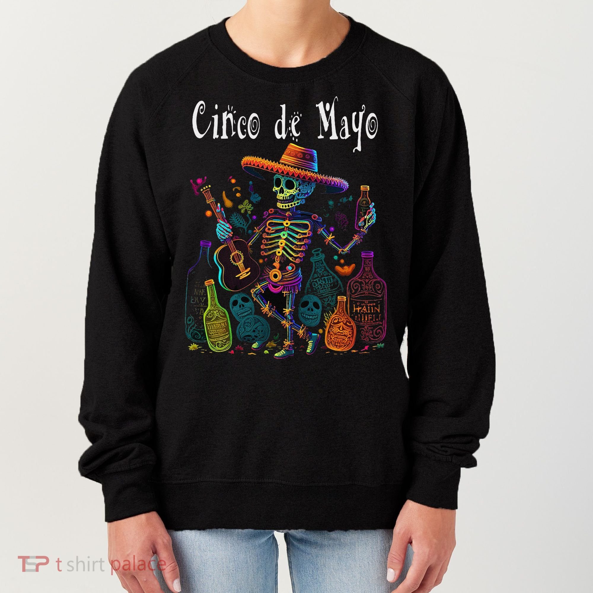 Sip Happens. Happy Cinco De Mayo! 12 Women's Sweatshirt