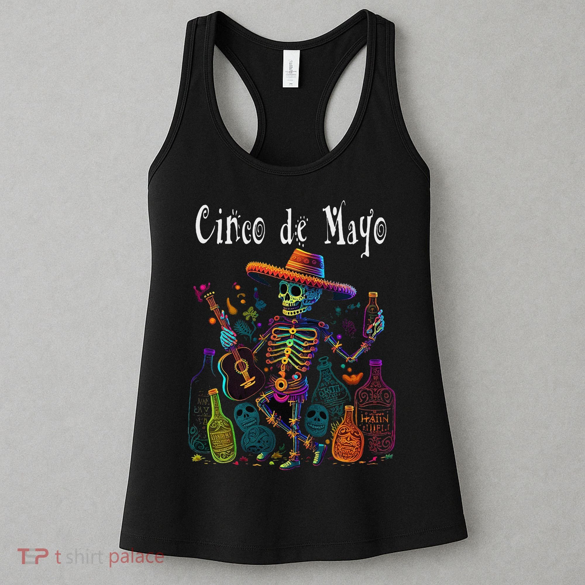 Sip Happens. Happy Cinco De Mayo! 12 Women's Tank Top