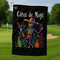 Sip Happens. Happy Cinco De Mayo! 12 Golf Towel thumb 1