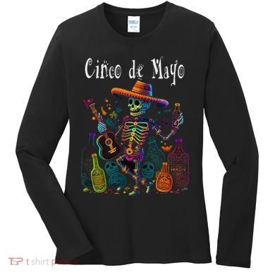 Sip Happens. Happy Cinco De Mayo! 12 Women's Long Sleeve Shirt
