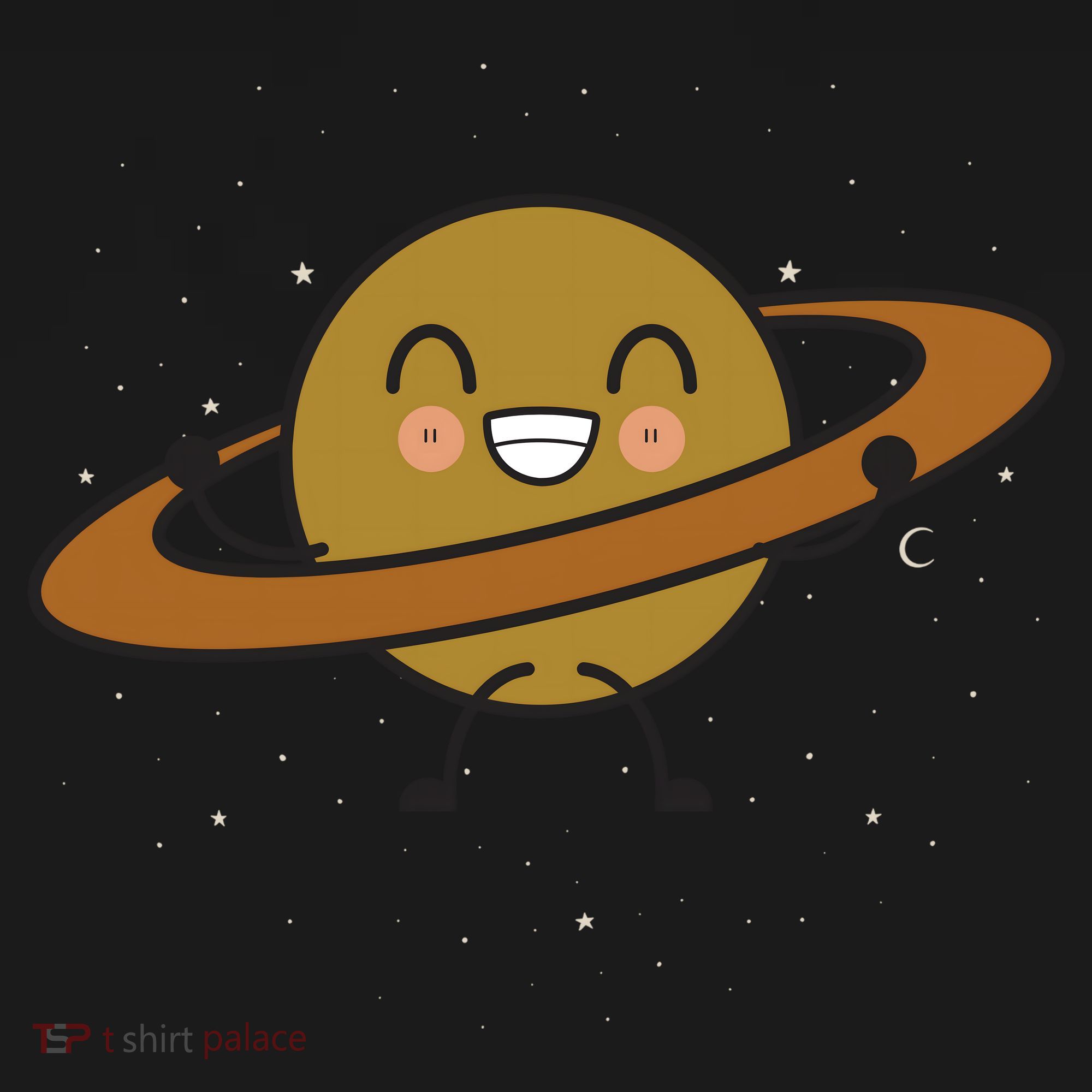 Saturn Hula Hoop Space Cute Pajama Set