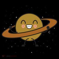 Saturn Hula Hoop Space Cute Ornament thumb 1