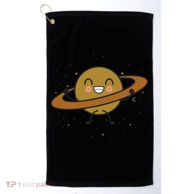 Saturn Hula Hoop Space Cute Golf Towel