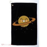 Saturn Hula Hoop Space Cute Golf Towel thumb 0