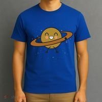 Saturn Hula Hoop Space Cute T-Shirt thumb 3