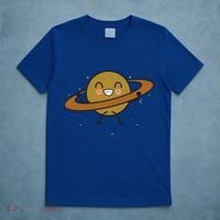 Saturn Hula Hoop Space Cute T-Shirt thumb 5