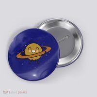 Saturn Hula Hoop Space Cute Button thumb 0