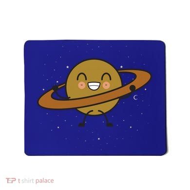 Saturn Hula Hoop Space Cute Mousepad