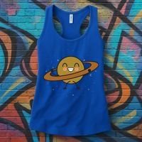 Saturn Hula Hoop Space Cute Women's Tank Top thumb 3