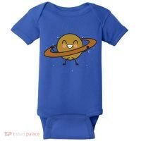 Saturn Hula Hoop Space Cute Baby Bodysuit thumb 0