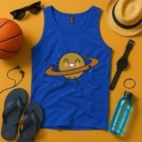 Saturn Hula Hoop Space Cute Tank Top thumb 4
