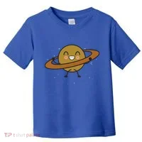 Saturn Hula Hoop Space Cute Toddler T-Shirt thumb 0