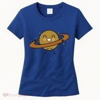 Saturn Hula Hoop Space Cute Women's T-Shirt thumb 0