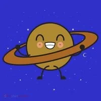 Saturn Hula Hoop Space Cute Women's T-Shirt thumb 6