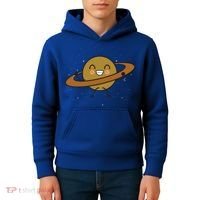 Saturn Hula Hoop Space Cute Kids Hoodie thumb 4