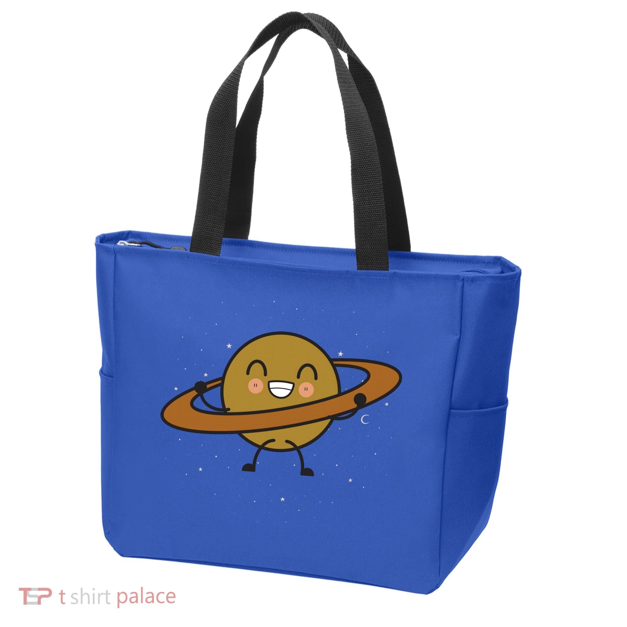 Saturn Hula Hoop Space Cute Tote Bag