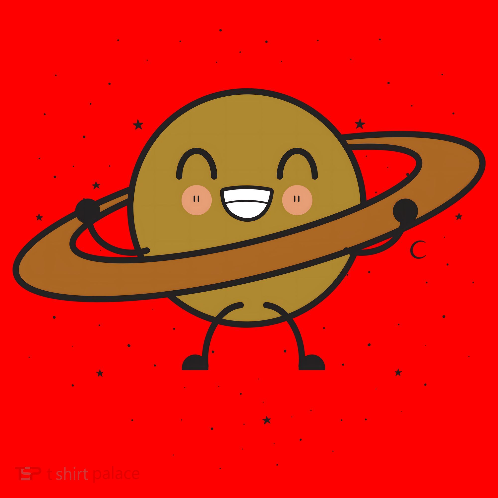 Saturn Hula Hoop Space Cute Santa Hat
